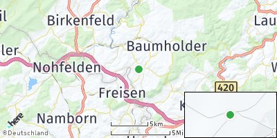 Google Map of Fohren-Linden