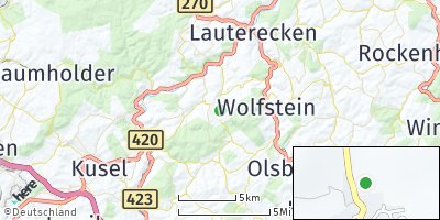 Google Map of Oberweiler im Tal