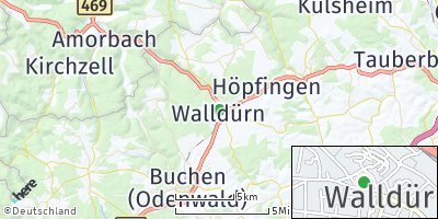 Google Map of Walldürn / Storchhof