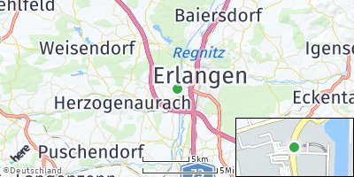 Google Map of Büchenbach
