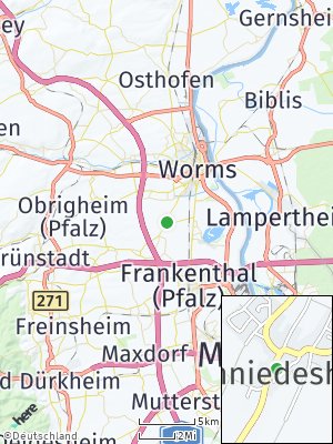Here Map of Kleinniedesheim