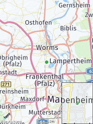 Here Map of Bobenheim-Roxheim