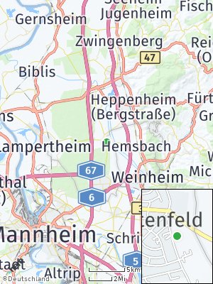 Here Map of Hüttenfeld