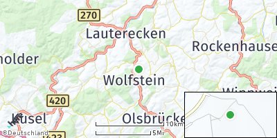 Google Map of Oberweiler-Tiefenbach