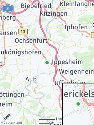 Here Map of Oberickelsheim