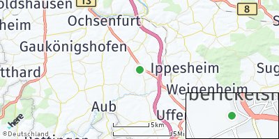 Google Map of Oberickelsheim