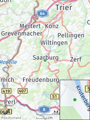 Here Map of Saarburg