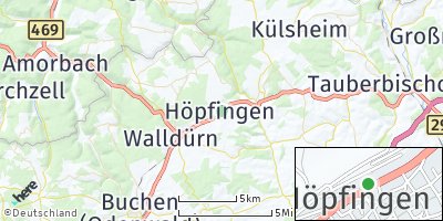 Google Map of Höpfingen