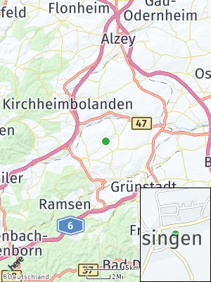 Here Map of Rüssingen