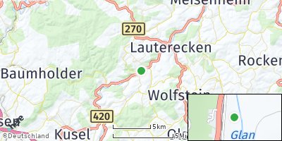 Google Map of Glanbrücken