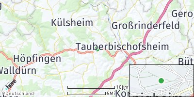Google Map of Königheim