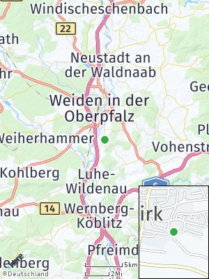Here Map of Pirk bei Weiden