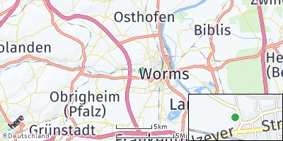 Google Map of Pfiffligheim