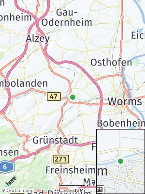 Here Map of Monsheim