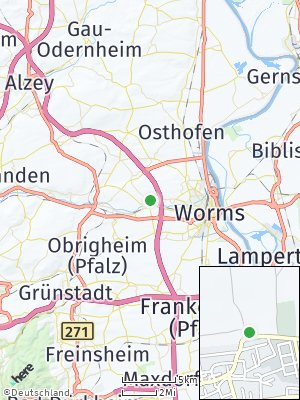 Here Map of Pfeddersheim