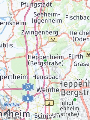 Here Map of Heppenheim
