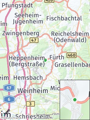 Here Map of Wald-Erlenbach