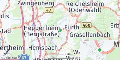 Google Map of Wald-Erlenbach