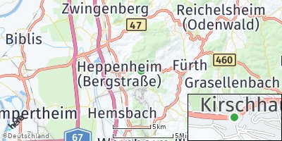 Google Map of Kirschhausen