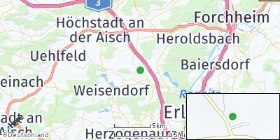 Google Map of Großenseebach