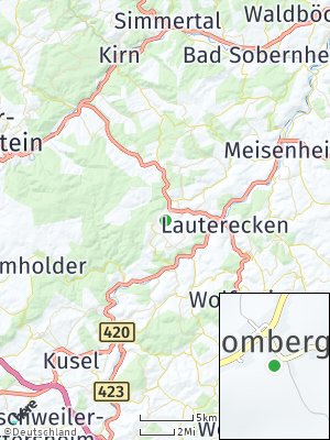 Here Map of Homberg bei Lauterecken