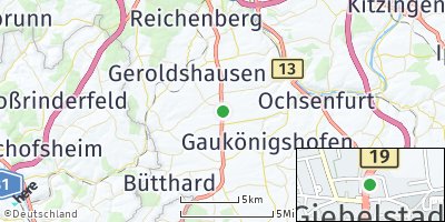 Google Map of Giebelstadt