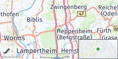 Google Map of Lorsch