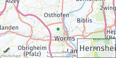 Google Map of Herrnsheim