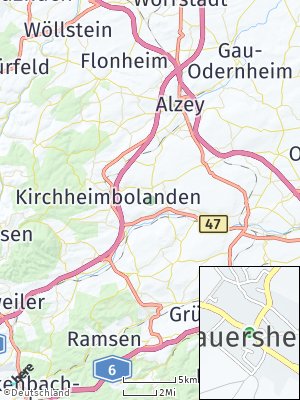 Here Map of Gauersheim