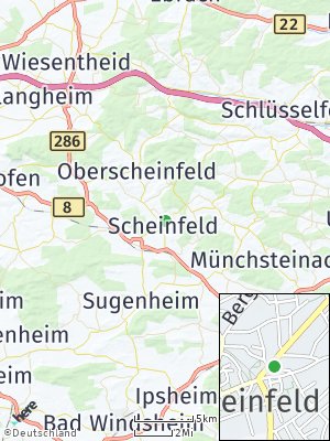 Here Map of Scheinfeld