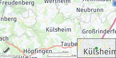 Google Map of Külsheim