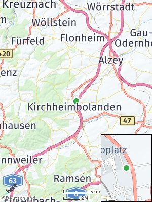 Here Map of Kirchheimbolanden