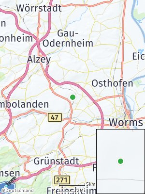 Here Map of Flörsheim-Dalsheim