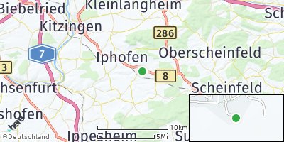 Google Map of Markt Einersheim