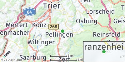 Google Map of Franzenheim