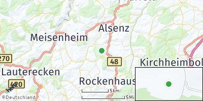 Google Map of Mannweiler-Cölln