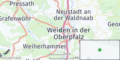 Google Map of Latsch bei Weiden