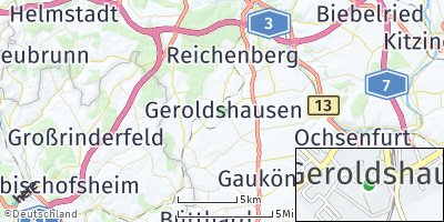 Google Map of Geroldshausen