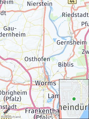 Here Map of Rheindürkheim