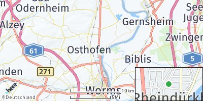 Google Map of Rheindürkheim