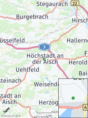 Here Map of Höchstadt an der Aisch