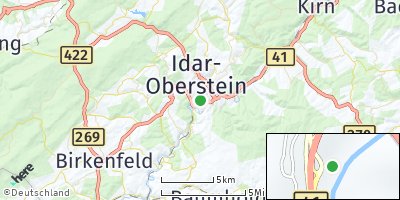 Google Map of Idar-Oberstein