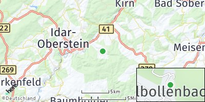 Google Map of Mittelbollenbach