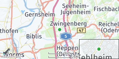 Google Map of Fehlheim