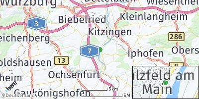 Google Map of Sulzfeld am Main