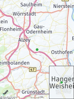 Here Map of Hangen-Weisheim
