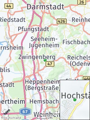 Here Map of Hochstädten