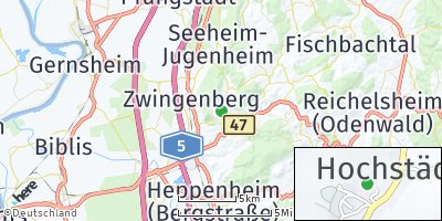 Google Map of Hochstädten