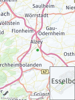 Here Map of Esselborn