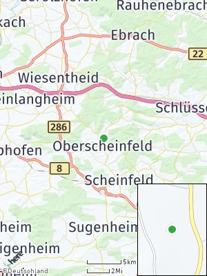Here Map of Oberscheinfeld